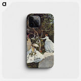 Women in the Garden - Claude Monet Phone Case.