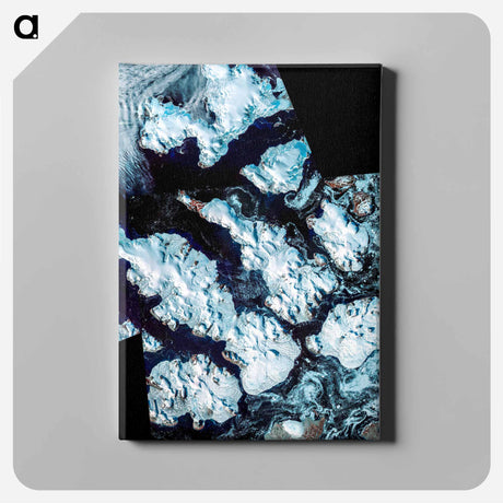 アートパネル-Franz Josef Land Archipelago from Terra
 - 上空からの地球 Canvas.