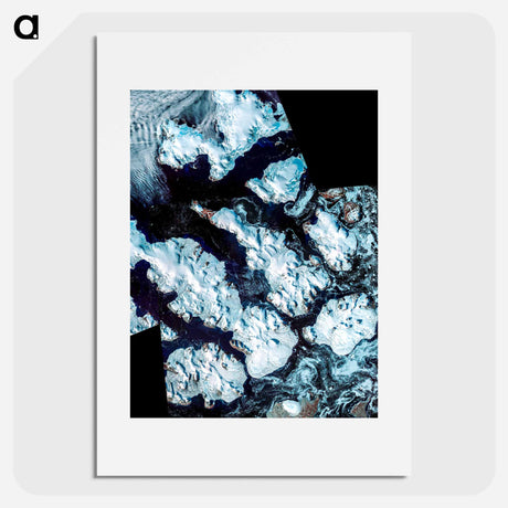 アートポスター-Franz Josef Land Archipelago from Terra
 - 上空からの地球 Poster.