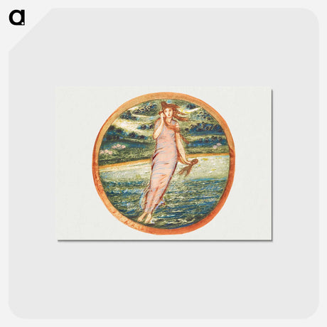 アートポストカード-Marvel of the World from The Flower Book - エドワード バーン ジョーンズ Postcard.