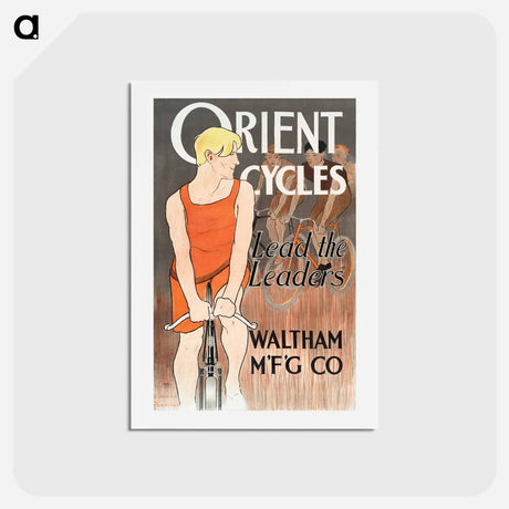 アートポストカード-Orient Cycles - エドワード ペンフィールド Postcard.