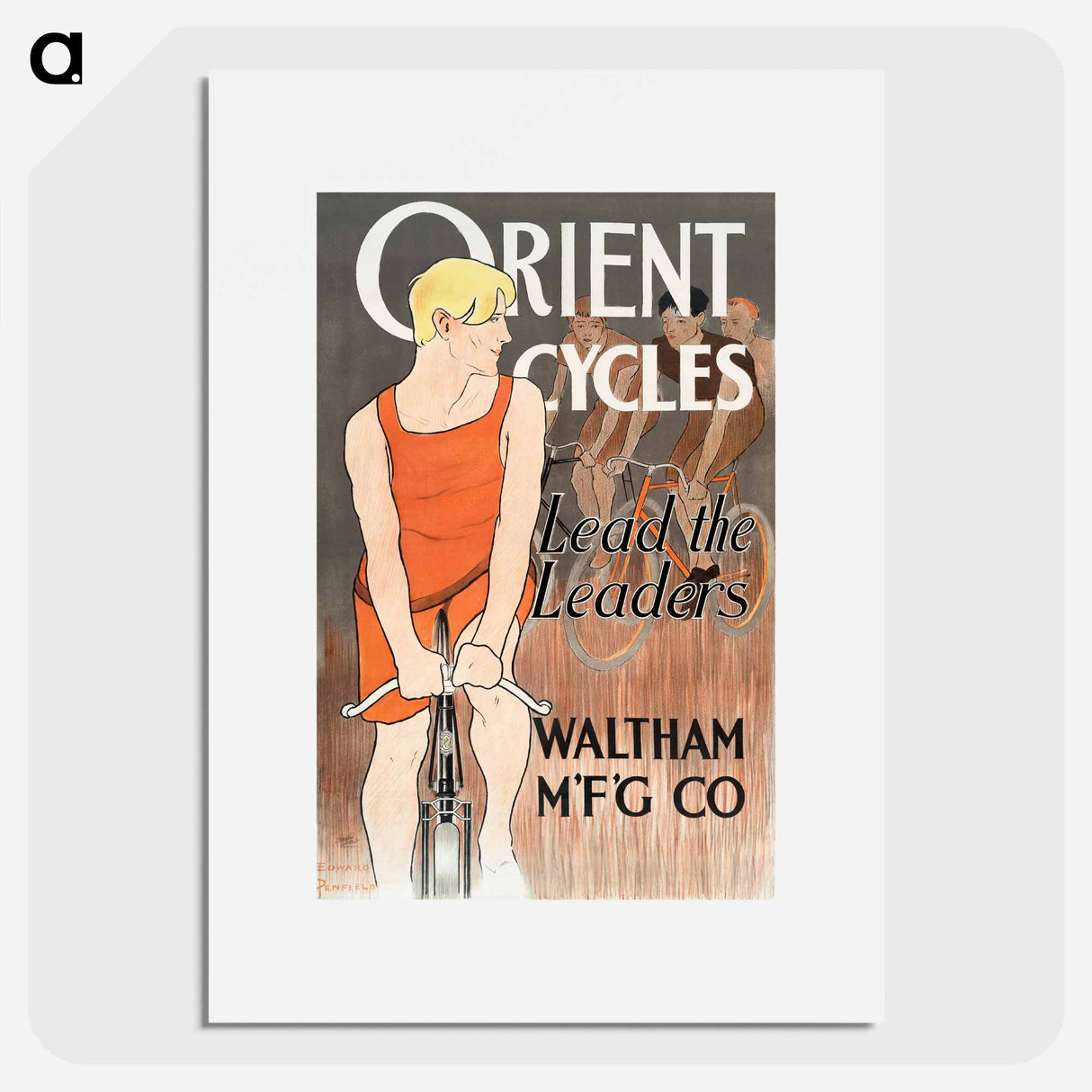 Orient Cycles - Edward Penfield Poster.