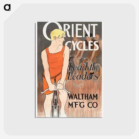 アートポストカード-Orient Cycles - エドワード ペンフィールド Postcard.