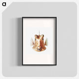 Vintage fish illustration on white background - エルンスト ヘッケル Poster.