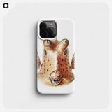 Vintage fish illustration on white background - エルンスト ヘッケル Phone Case.