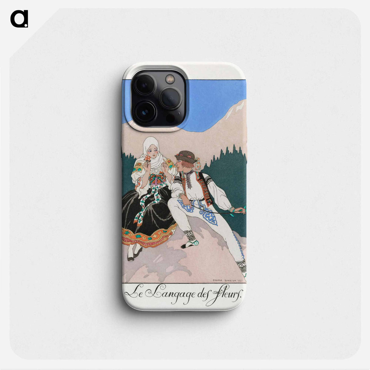 Le Langage des Fleurs - ジョルジュ バルビエ Phone Case.