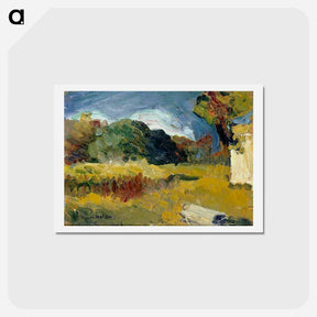 アートポストカード-Landscape of Corsica - アンリ マティス Postcard.