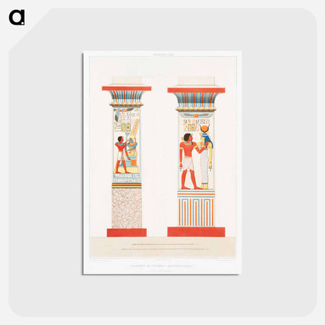 アートポストカード-Pilasters and Columns
 - エジプト美術史 Postcard.