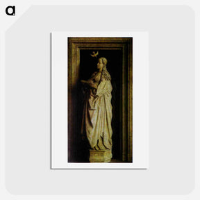 アートポストカード-The Annunciation - ヤン ファン エイク Postcard.