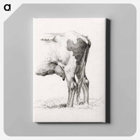 アートパネル-Back legs of a cow - ジャン ベルナール Canvas.