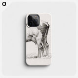 Back legs of a cow - ジャン ベルナール Phone Case.