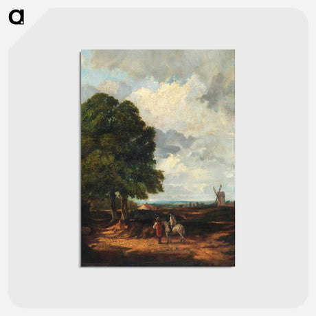 アートポストカード-Spring Plowing
 - ジョン コンスタブル Postcard.