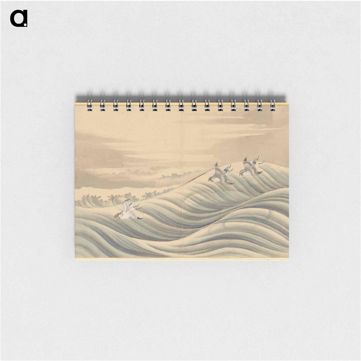 Chidori Birds, School of Katsushika Hokusai - 葛飾 北斎 Memo.