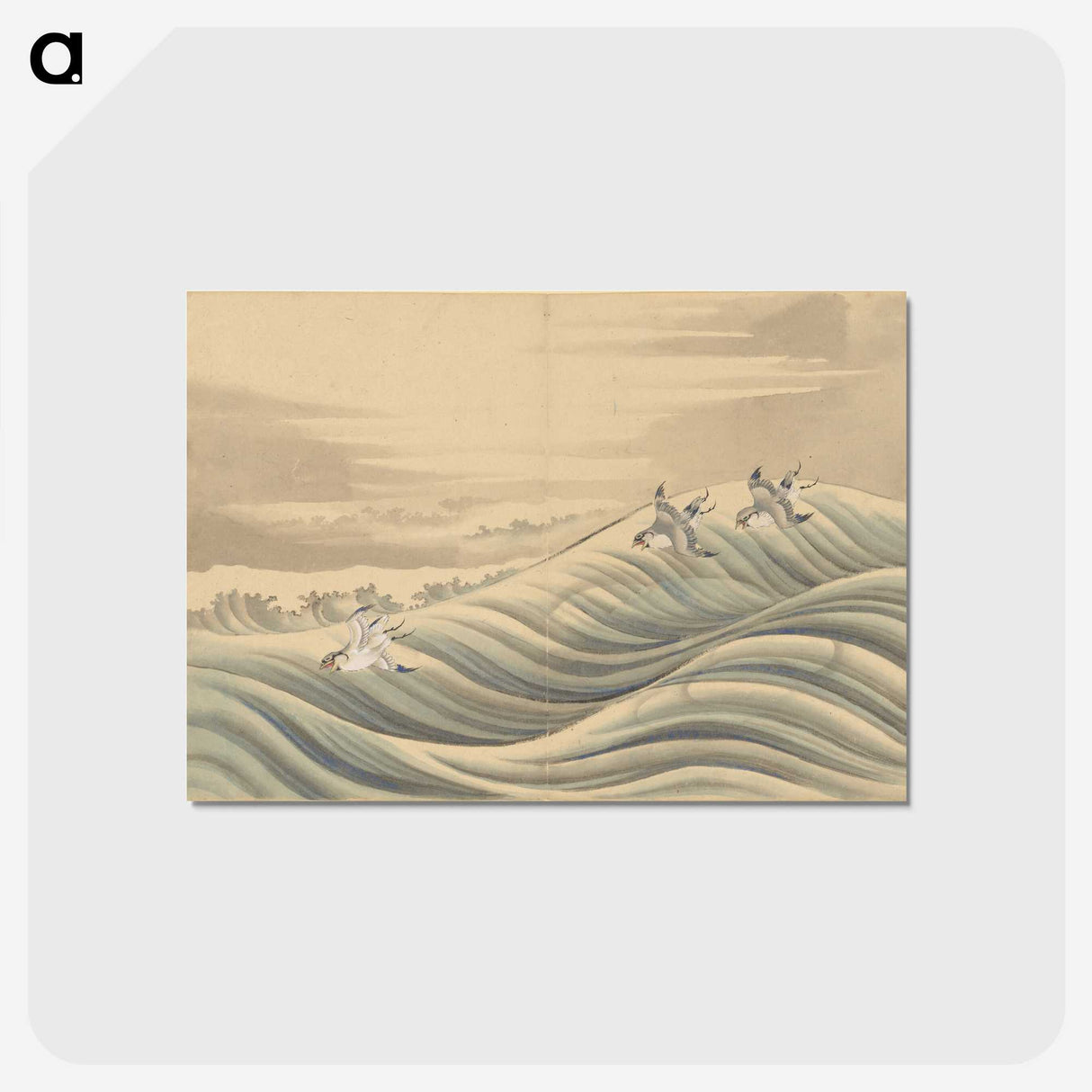 1-70_Katsushika-Hokusai_postcard