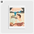 アートポストカード-The Lamp - メアリー カサット Postcard.