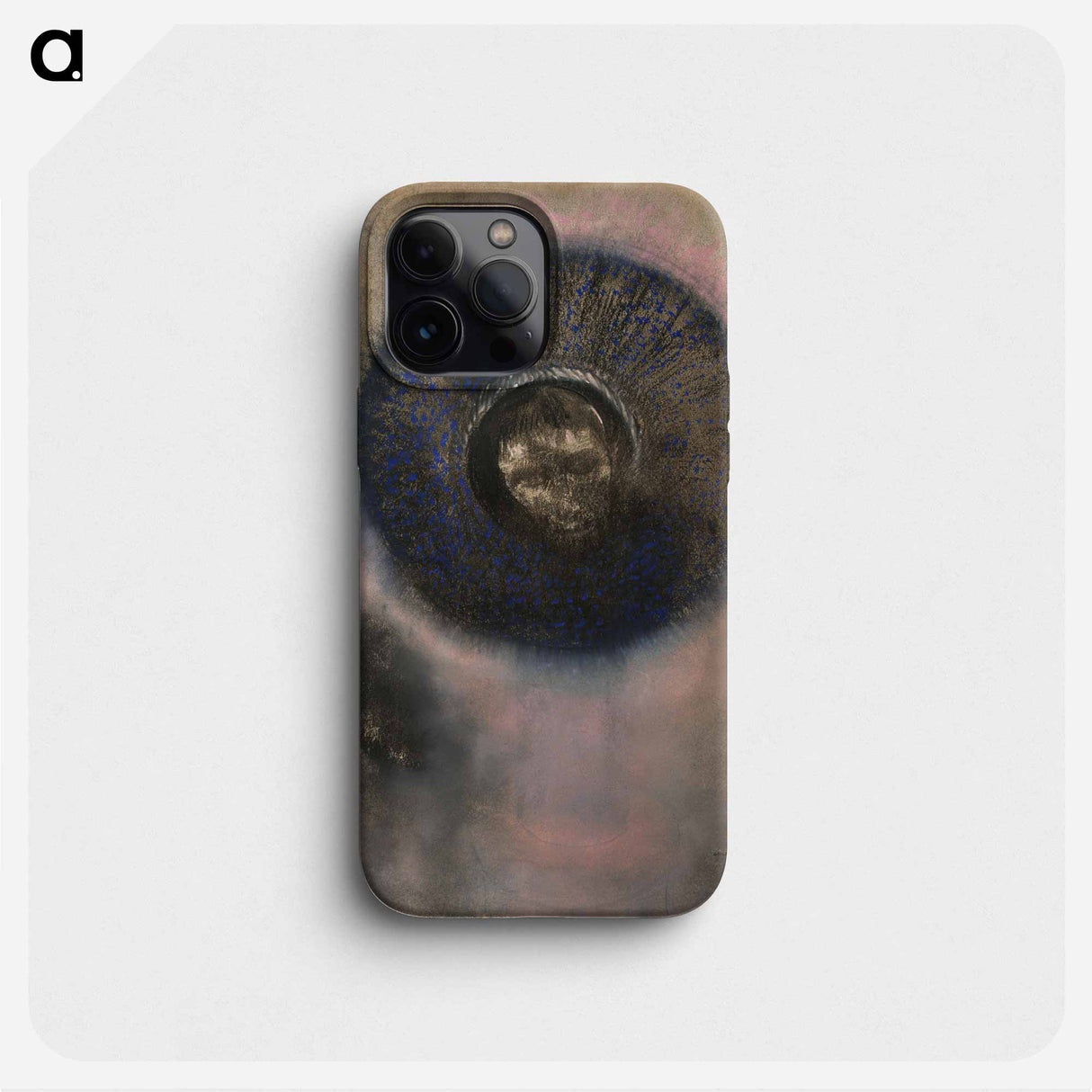 Head within an Aureole - Odilon Redon Phone Case.