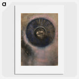 Head within an Aureole - Odilon Redon Poster.