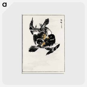アートポストカード-Japanese Jungle Nightjar
 - 鳥類図鑑 Postcard.