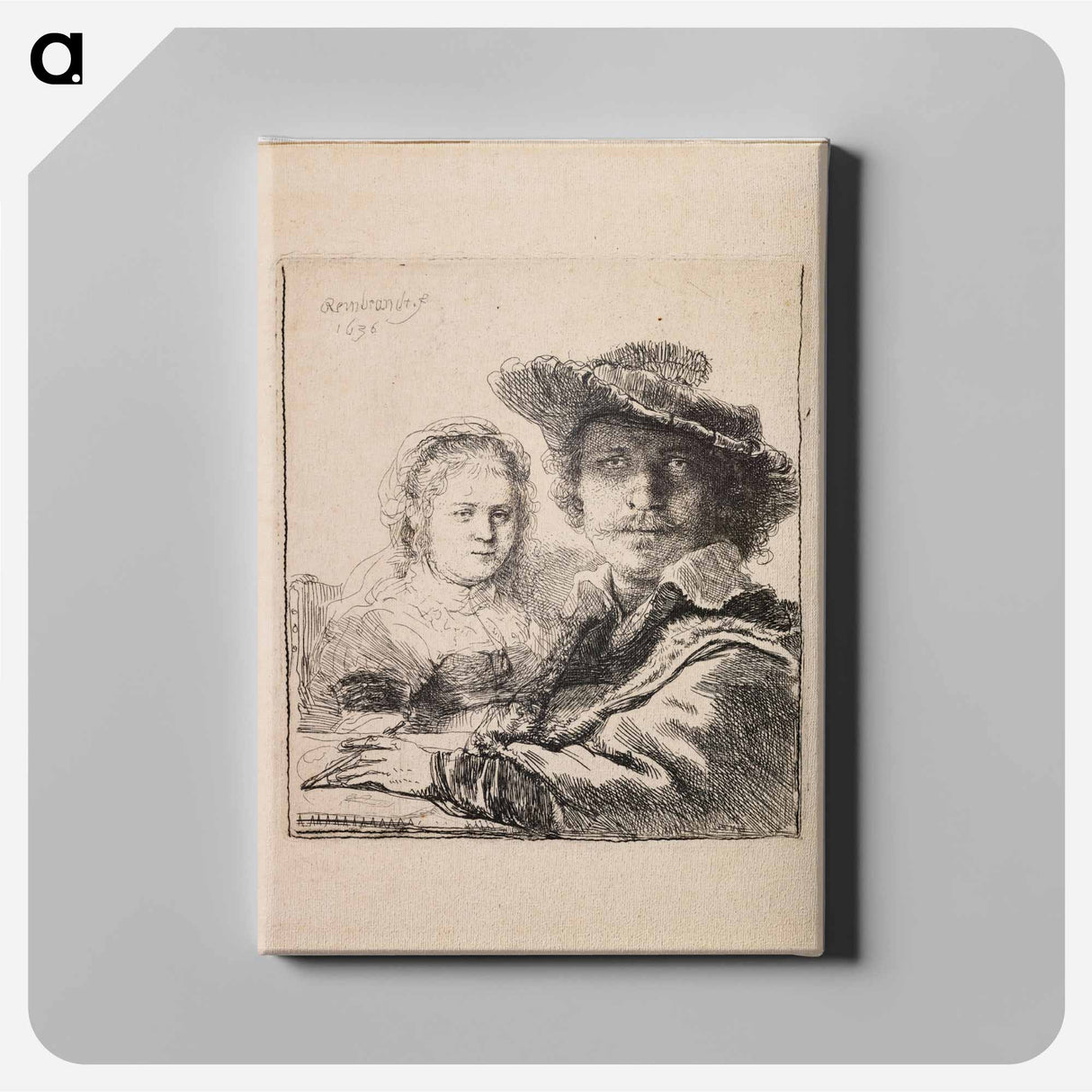 Rembrandt - Rembrandt van Rijn Canvas.