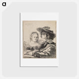 アートポストカード-Rembrandt - レンブラント ファン レイン Postcard.