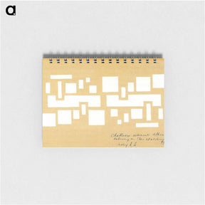 アートメモ帳-Template for the Long House ornament edge - テオ ファン ドゥースブルフ Memo.