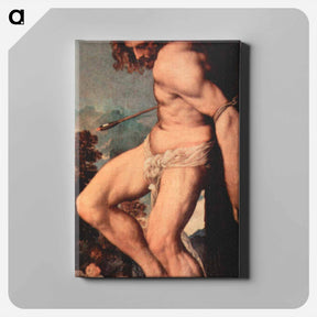 アートパネル-St Sebastian - ティツィアーノ ヴェチェッリオ Canvas.