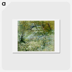 アートポストカード-River Bank in Springtime - フィンセント ファン ゴッホ Postcard.
