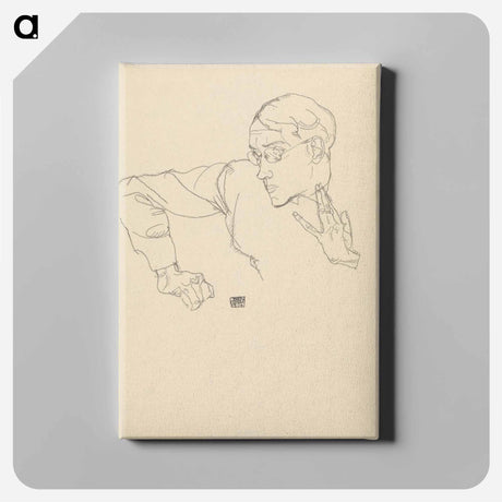 アートパネル-Portrait of Karl Otten
 - ウィーン博物館 Canvas.