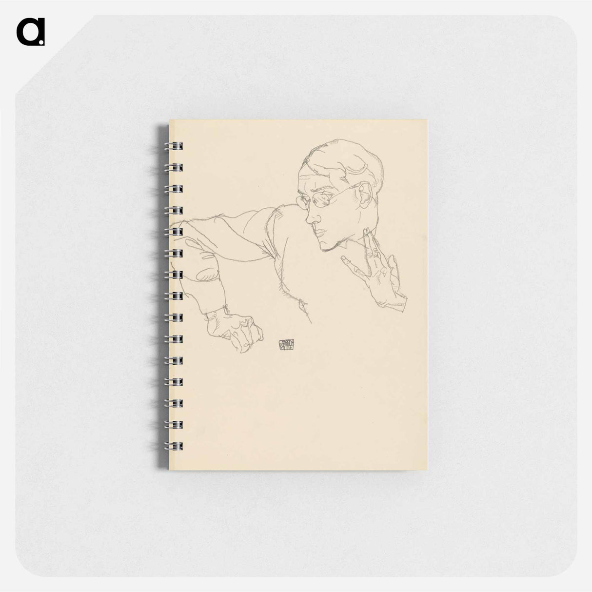 アートメモ帳-Portrait of Karl Otten
 - ウィーン博物館 Memo.