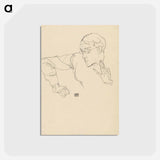 アートポストカード-Portrait of Karl Otten
 - ウィーン博物館 Postcard.