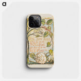 Songs of Innocence and of Experience: The Sick Rose - ウィリアム ブレイク Phone Case.