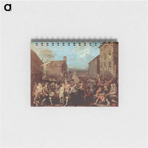 アートメモ帳-The March of the Guards to Finchley - ウィリアム ホガース Memo.