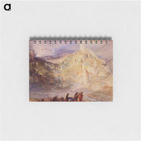 アートメモ帳-Wilderness A Engedi & Convent of Santa Saba - ウィリアム ターナー Memo.