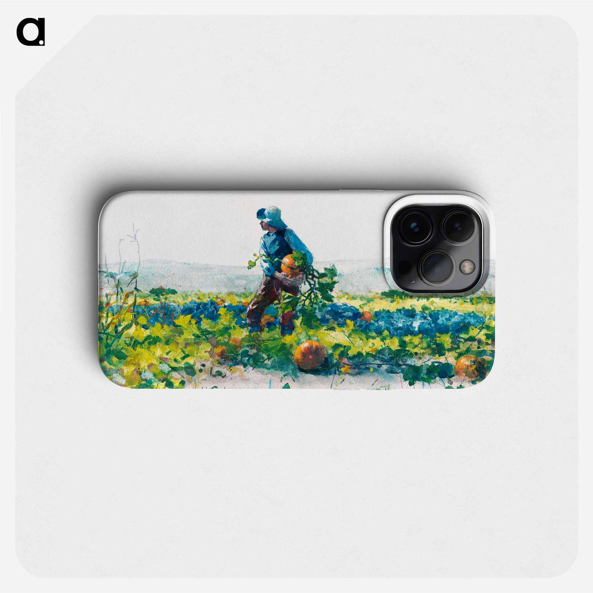 For to Be a Farmer's Boy - Winslow Homer Phone Case.