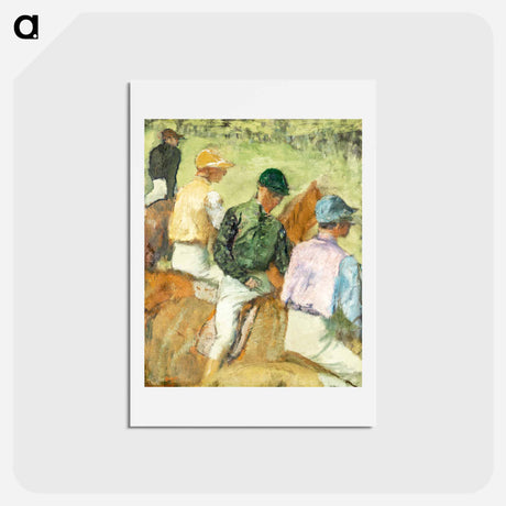 アートポストカード-Four Jockeys
 - イェール大学アートギャラリー Postcard.