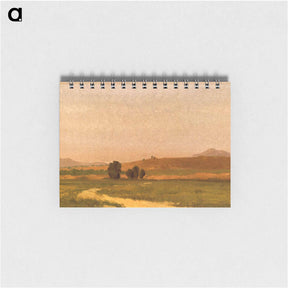 アートメモ帳-Nebraska, On the Plain - アルバート ビアスタット Memo.