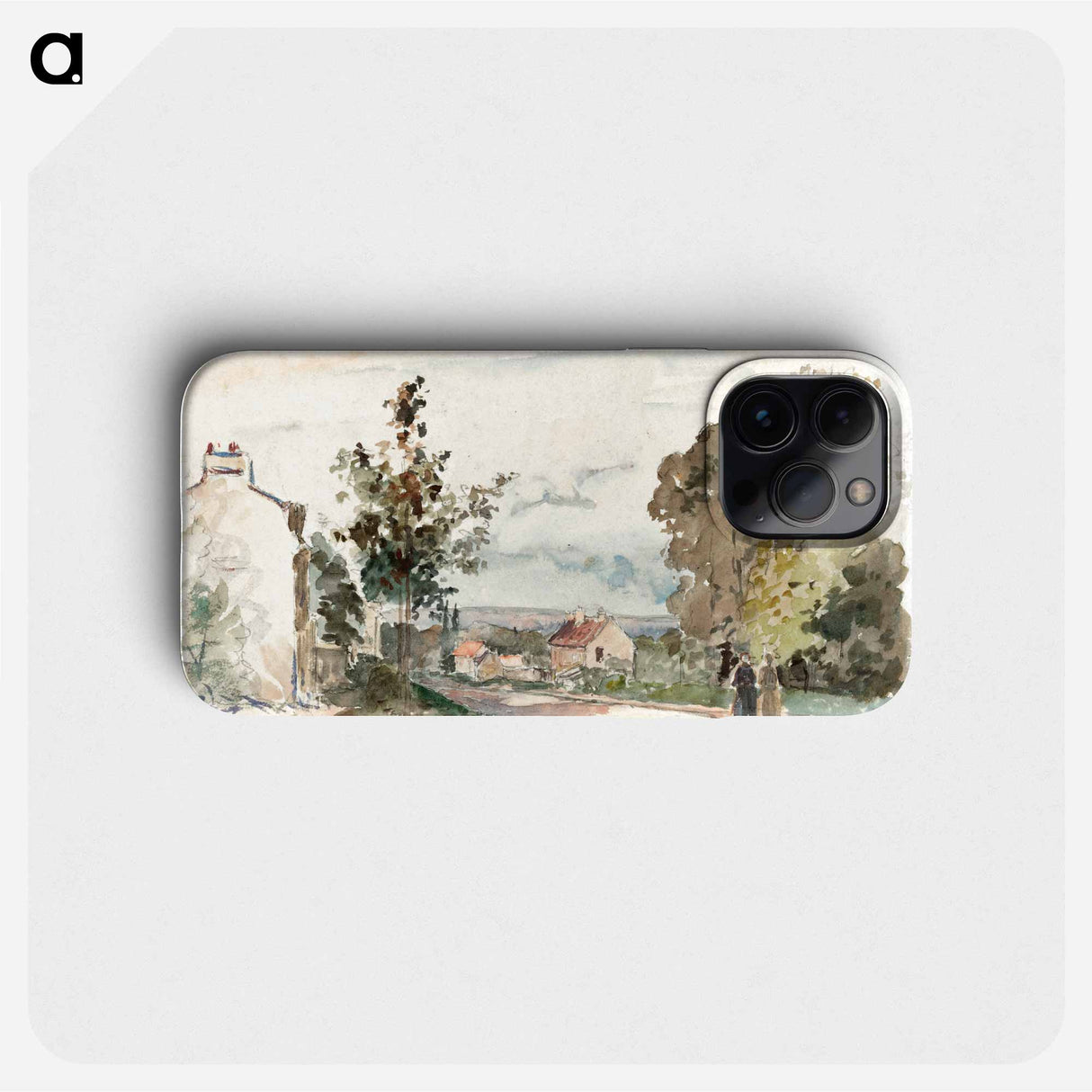 The Road from Versailles to Louveciennes - Camille Pissarro Phone Case.