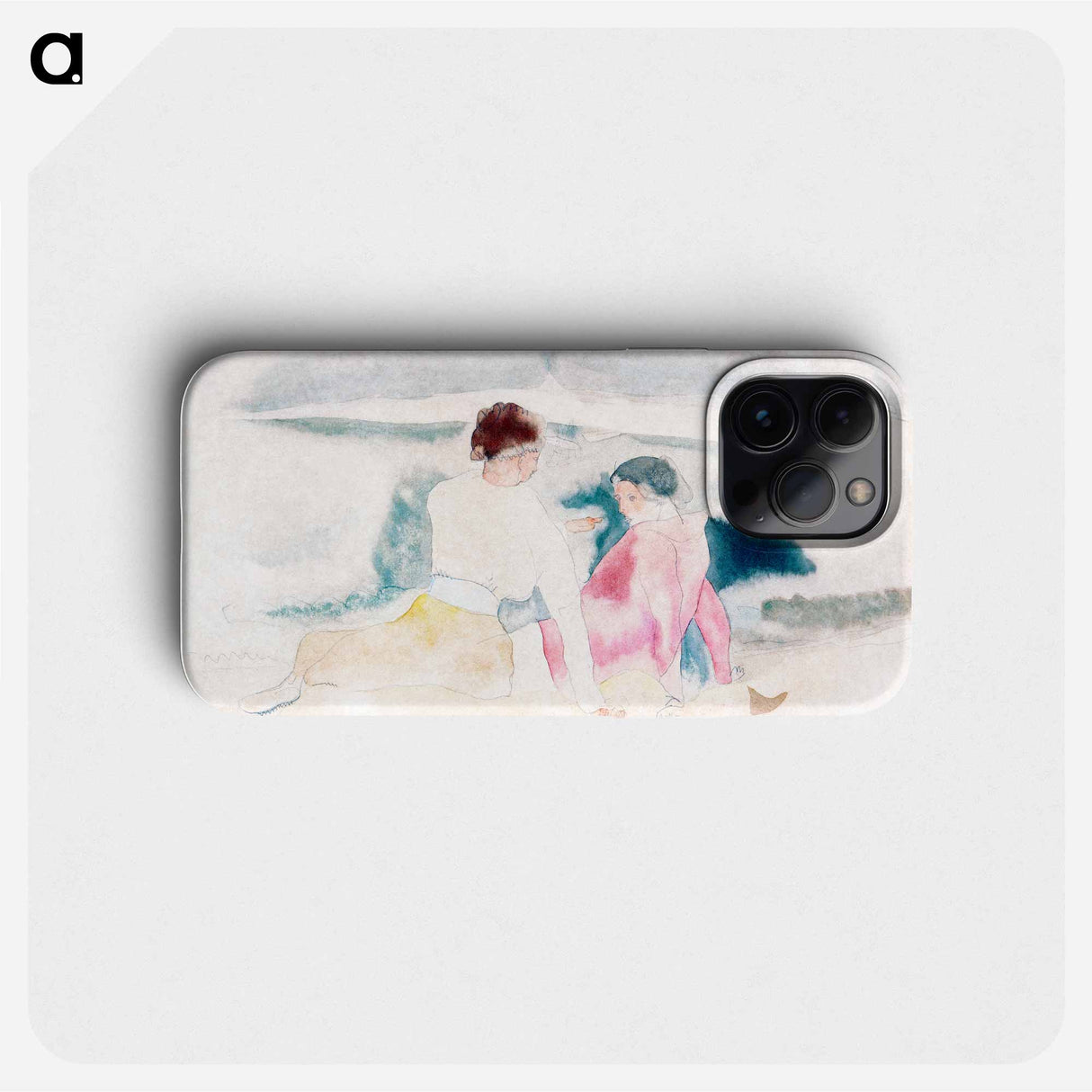 Two Women and Boats - Charles Demuth Phone Case.