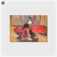 アートポストカード-Woman with a Lamp
 - ダラス美術館 Postcard.