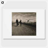 Toward Los Angeles, Calif. - Dorothea Lange Poster.