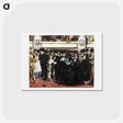 アートポストカード-Masked Ball at the Opera - エドゥアール マネ Postcard.
