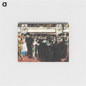 アートメモ帳-Masked Ball at the Opera - エドゥアール マネ Memo.