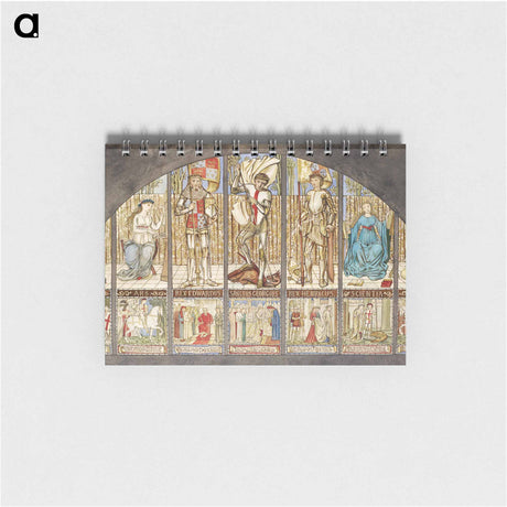 アートメモ帳-Wars of the Roses - Edward IV, Henry VI, St George with Allegory - エドワード バーン ジョーンズ Memo.