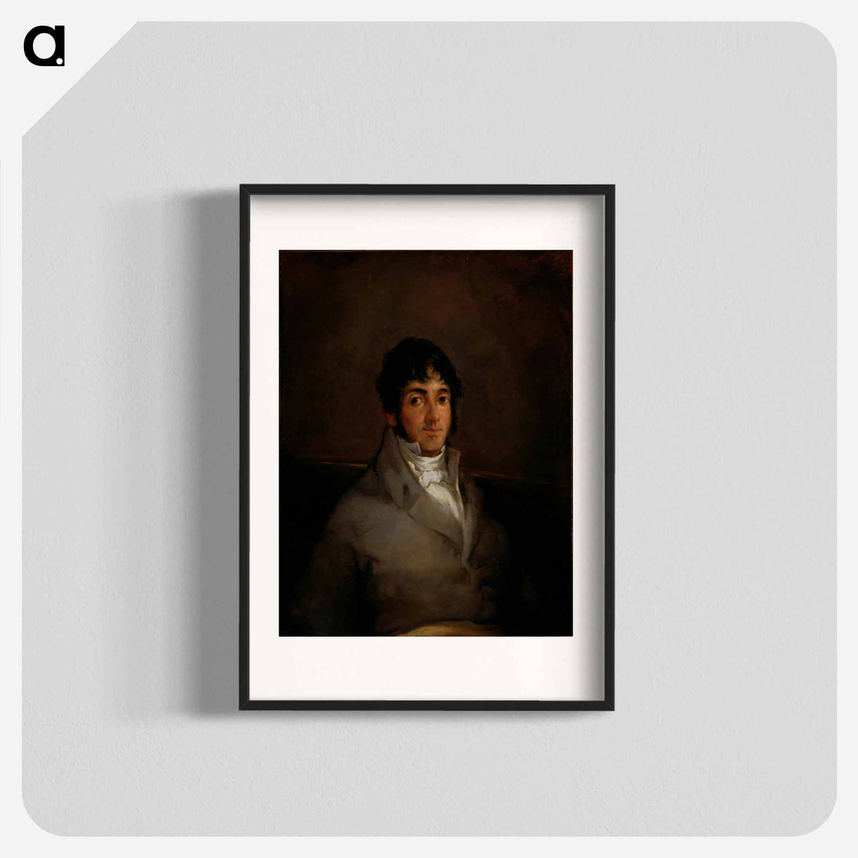 Portrait of Isidoro Maiquez - Francisco de Goya Poster.