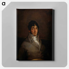 アートパネル-Portrait of Isidoro Maiquez - フランシスコ デ ゴヤ Canvas.