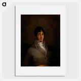 Portrait of Isidoro Maiquez - Francisco de Goya Poster.