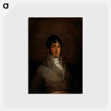アートポストカード-Portrait of Isidoro Maiquez - フランシスコ デ ゴヤ Postcard.