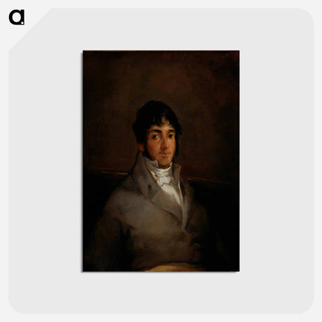 アートポストカード-Portrait of Isidoro Maiquez - フランシスコ デ ゴヤ Postcard.
