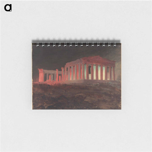 Parthenon at night - フレデリック エドウィン チャーチ Memo.