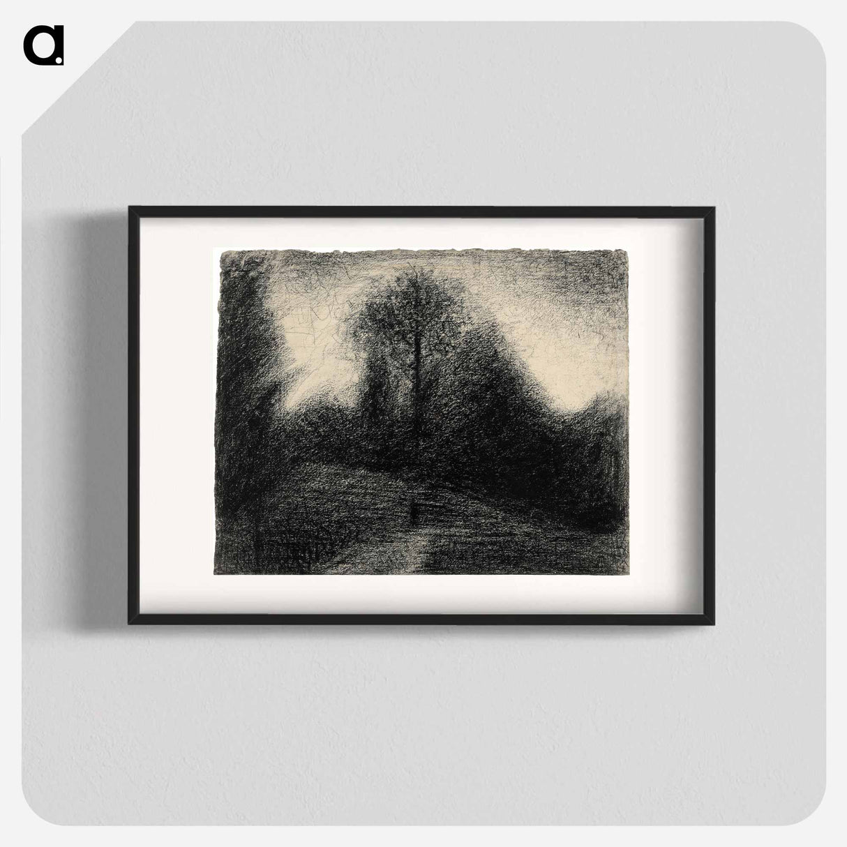 Landscape - ジョルジュ スーラ Poster.